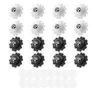 Yicoovey Lot de 16 roulettes à billes adhésives pour machine à café, mini roulettes à 360° avec colle, mini roulettes universelles pour poubelles, ustensiles de cuisine