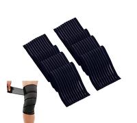 Yicoovey Lot de 2 genouillères élastiques de 180 cm de haut pour hommes et femmes, conviennent aux hommes et aux femmes, bande de sport élastique, ensemble de bandes de sport, bandage de mollet pour