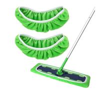 Yicotira Lot de 2 serpillères réutilisables en microfibre pour balai Swiffer XL - Chiffons de balayage secs XL et recharges de tampons humides XL - Chiffons de nettoyage très résistants pour le