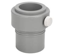 Yidata Adaptateur stabilisateur de poteau de parapluie pour manche de piscine Baja - Convient aux poteaux de 3,8 cm et 3,4 cm (gris)