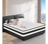 YIDATONG Matelas 140x190 cm - Très Épais 30cm - Classique Matelas de Lit d'Adulte - Ressorts Ensachés Indépendant en Mousse à Mémoire de Forme - Multicouches Extra Confort 7 Zones