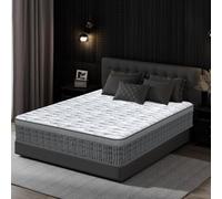 YIDATONG Matelas 160x200 cm - Épaisseur 26 cm - Luxe - Extrêmement - Durable - Respirante - Fermeté Moyenne - Literie - Matelas Memoire De Forme - Noyau à Ressort indépendant - Ergonomique - 7 Zones