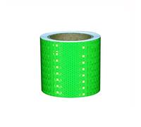 YIDAX Ruban Réfléchissant 10cm x 10m Bande D'avertissement De Danger Ruban Adhésif De Marquage De Sécurité Réflecteur Imperméable À Haute Visibilité pour Moto de Camion de Voiture,Vert