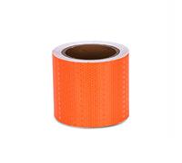 YIDAX Ruban Réfléchissant Bande D'avertissement De Danger Ruban Adhésif De Marquage De Sécurité Réflecteur Imperméable À Haute Visibilité pour Moto de Camion de Voiture 10cm x 10m,Orange
