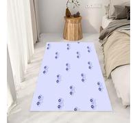 Yidbhsse Tapis Camion Voiture Lavable Antidérapant, Tapis De Sol Dessin Animé Decor Cuisine, Petit Tapis Chambre Violet Enfant Moelleux Poils Courts, paillasson Interieur Matelas Entree 60x90 cm