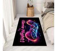 Yidbhsse Tapis Chambre Manette De Jeu, Grand Tapis Gamer Garçon Interieur À Poils Courts, TapisJeux Vidéo Lavable Antidérapant pour Cuisine Decoration Salon 160x230 cm