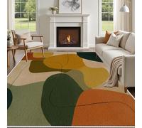 Yidbhsse Tapis Moderne - Tapis De Salon Moderne, Tapis De Sol Geometrique Antidérapant 160x230 cm, Tapis Art Abstrait Moelleux Poils Courts pour Salon Chambre Interieur