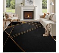 Yidbhsse Tapis Moderne - Tapis De Salon Moderne, Tapis Geometrique Antidérapant 160x220 cm, Tapis De Sol Abstrait Triangulaire Moelleux Poils Courts pour Chambre Salon Interieur