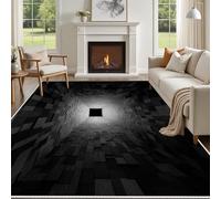 Yidbhsse Tapis Trompe l'oeil - Tapis De Sol Mur De Briques Antidérapant, Tapis Illusion D'optique 3D Trou Pierre Lavable Moelleux Poils Courts pour Interieur Chambre Salon 140x200 cm