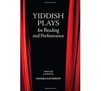 Yiddish Plays For Reading And Performance