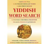 Yiddish Word Search - Language, Culture & Tradition: Engaging Puzzles on Jewish Life - Folklore, Family, Humor, Holidays, Food & Stories That Keep Heritage Alive