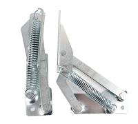 YIDELAI - Charnière à ressort (1 paire), support de levage pliable à 90 degrés, charnière de canapé-lit, porte d'armoire (1, silver)