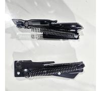 YIDELAI - Charnière à ressort (1 paire), support de levage pliable à 90 degrés, charnière de canapé-lit, porte d'armoire (2, black)