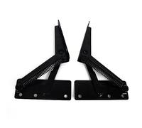 YIDELAI Charnières de levage à ressort (1 paire) Cadre de support d'appui-tête de canapé pliable à 80 degrés Noir