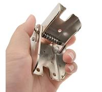 YIDELAI Lot de 2 verrous de charnière pliables autobloquants à 90 degrés, pieds de table et de chaise, support pliable en acier, charnière cachée,