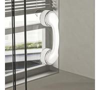 YIDELAI-Poignée de porte à ventouse, poignée d'armoire adhésive, convient à la porte coulissante de la cuisine, à la vitre de la fenêtre, à la porte du réfrigérateur (Cream-White)