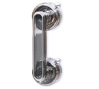 YIDELAI-Poignée de porte de ventouse, poignée d'armoire adhésive, accoudoir de porte coulissante de cuisine, facile à installer, convient aux fenêtres (L-Transparent Black)