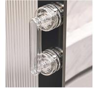 YIDELAI Poignée de ventouse transparente pour toutes sortes de salle de bain porte de cuisine porte de douche porte coulissante en verre armoire tiroir