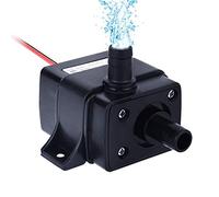 yidenguk Pompe à Eau Aquarium Pompe submersible Mini pompes à eau électriques de fontaine sans brosse, DC12V 3.6W Aquarium de fontaine submersible étanche à circulation 240L / H Ascenseur 150cm