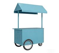 Yidlkecqey Chariot de Vente Multifonction Portable pour Stand de marché, Centre Commercial, hôtel, événements et expositions(Blue,135x60x210cm/53.1x26.6x82.3in)