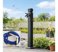 Yidlkecqey Colonne de Robinet extérieure résistante au Gel, borne d’Eau décorative autoportante pour Jardin, Robinet d’Eau extérieur Anti-Fissuration pour Patio(Type A,95cm/37.4in)