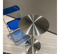 Yidlkecqey Table d’appoint Ronde contemporaine en métal, Table d’Accent pour la Maison, Table d’appoint pour collations, Table de Salle à Manger, Table d’appoint(Round,50cm/19.6in)