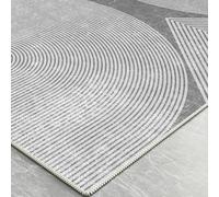 Yidlkecqey Tapis Chauffant Électrique en Graphène Double Couche Lavable et Détachable, Tapis de Chauffage au Sol pour Salon(Type C,200x250cm/78.7x98.4in)