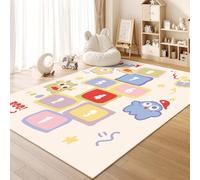 Yidlkecqey Tapis Chauffant Électrique en Graphène, Tapis de Sol Chauffant à Rayonnement Infrarouge, Tapis Chauffant avec Température et Minuterie Réglables(Z,200x290cm/78.7x114in)