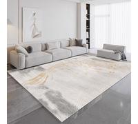 Yidlkecqey Tapis Chauffant Électrique en Graphène, Tapis de Sol Chauffant à Rayonnement Infrarouge, Tapis Chauffant avec Température et Minuterie Réglables(S,140x200cm/55x78.7in)