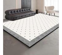 Yidlkecqey Tapis Chauffant en Graphène, Tapis Chauffant Portable, Chauffage Rapide pour Les Pieds, Chauffage Infrarouge, Tapis Chauffant pour Salon, Bureau et Yoga(D,180x200cm/70.8x78.7in)