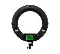 Yidoblo 96w 18 "led ring light kit photo studio video selfie maquillage youtube bicolor avec télécommande, support de téléphone / appareil photo,support d'éclairage,batterie,sac de transport