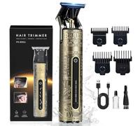 YIDON Tondeuse Barbe Homme, Professionnelle Tondeuse de Finition, Charge Type C avec Indicateur, 4 Sabots Magnétiques, IPX6 pour Usage Sec/Humide, Kit Complet Barbe et Cheveux pour Salon à Domicile