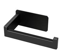 YIDOUJIN Porte Papier Toilette Mural Auto-adhésif,Support Papier Toilette Inoxydable, Paper Towel Holder hygiénique en Acier Non Poreux Noir Mat pour Salle De Bains Porte Sopalin