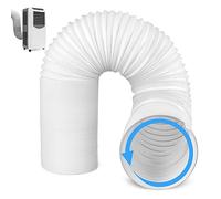 YIDOUJIN Tube climatiseur portable diamètre 150 mm longueur 200 cm, rallonge tuyau d'échappement air conditionné fileté dans le sens antihoraire, pour climatisation, sèche hotte aspirante
