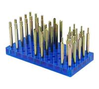 Yidubid 34 Pièces Ensemble De Baguettes De Haute Précision pour Pierres Précieuses, Baguettes pour Pierres Précieuses Outil De Meulage pour Facettes De Pierres PrécieusesBlue,1