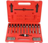 Yidubid Alésoir De Siège De Soupape Outil De Réparation pour Soupapes en Carbure De 22 À 63 Mm Outil De Coupe, 29 Pièces Fraise-alésoir Universelle avec Lames De 15° À 90°