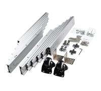 Yidubid Extension Complète Glissière De Table Aluminium Glissières De Tiroir Rail, 3 Tailles Télescopique Table D'armoire Rail De Guidage Charnière Quincaillerie pour Table Cuisine