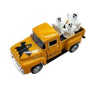 Yidueace Camion Fantôme | Décor de Ferme Miniature et Mignon - Décoration Amusante De Bureau pour Camion Fantôme d'halloween pour Affichage dans Salle De Classe Entrée Vitrine Table À Manger Et