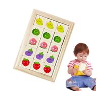 Yidueace Casse-Tête De Blocs - Jouet Éducatif avec Thème Cartoon | Puzzles Casse-Tête en Bois - pour Et Famille Formation en Classe Développement De La Logique Jardin D'