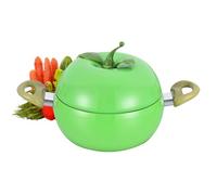Yidueace Casserole Avec Couvercle | Marmite en Forme de Légumes et Fruits - Cocotte À Tomate Avec Couvercle | pour Plaques à Induction Électriques Cuisinière Cuisson Friture Cuisine Lait Soupe
