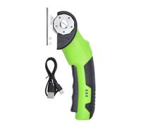 Yidueace Ciseaux électriques sans fil - Mini coupe-carton portable avec verrouillage de sécurité et lumière LED - Appareil de coupe rechargeable pour tapis, industrie, tissus, cuir, artisanat, cuisine