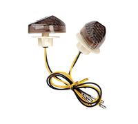 Yidueace Clignotants pour Moto,Feux Clignotants Motos - Étanches pour Camping, Course, Ville, Tout-Terrain, Tourisme et Scooter