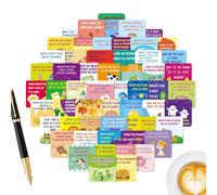 Yidueace Jeu de Cartes avec Questions pour | 60 Cartes Amusantes interactives - Carte de Conversation Interactive - pour Style de Vie, Salle de Classe, Maison, Croissance, école, éducation