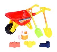 Yidueace Jouets de Sable de Plage, 7 Pièces Pelles À Chariot Lumineuses Portables Interactives, Grands Jouets De Plage Voyage, Bord Mer Pelouse Aire Jeux Piscine Famille Jardin Camping Fête Intérieur