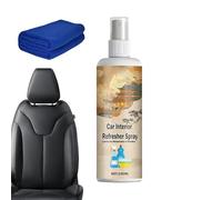 Yidueace Nettoyant Habitacle Auto, Kit Protecteur 100ml Nettoyant Tableau de Bord et Tapis Auto, Agent Nettoyage Profond Tissu Moquette Élimination Taches Habitacle