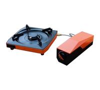 Yidueace Réchaud de camping, brûleur compact pour camping en plein air, avec fonction d'arrêt automatique pour randonnées, barbecues, pêche, balcon, terrasse, road trips
