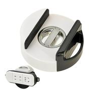 Yidueace Support pour Prise | Réutilisable, Fixation sans perçage,Support de Bloc multiprise sous Le Plan de Travail,pour Chambre, Salon, Salle de Bain, Bureau, Table de Chevet, Bureau, Meuble TV