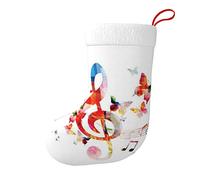YIDUODUOX Musica Butterfly Chaussette de Noël Grande taille 45 cm