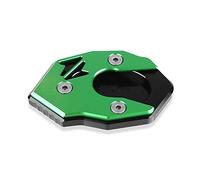 YIEBA Motorcycle Accessories Kickstand Side Stand Enlarger Extension Enlarger Pate Pad for NINJA650 2017-2020 Z650 2017-2020 Z900 2017-2021 Z900RS 2017-2021 Green