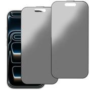 YIEDBCX Lot de 2 films protecteurs d'écran mats anti-espion en verre trempé anti-reflet pour iPhone 17 Pro Max 17,5 cm